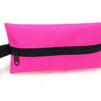 Täschchen wetbag ROSA pink Outdoorstoff Zipper schwarz, TaTüTa Inhalator Kosmetik, Taschenbaumler, by BuntMixxDESIGN Bild 1