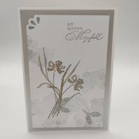 Trauerkarte Kondolenzkarte Beileidskarte Blütenzweig Bild 1