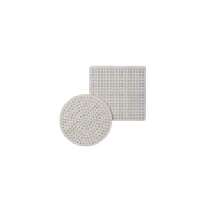 Legeplatten - Set Kreis und Quadrat für Bügelperlen Bild 1