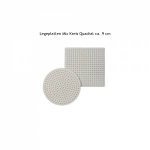Legeplatten - Set Kreis und Quadrat für Bügelperlen Bild 2