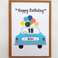 Geldgeschenk 18.Geburtstag Junge, Geschenkschachtel Geschenkbox, 17.Geburtstag, 20.Geburtstag, Geldgeschenk Auto Bild 3