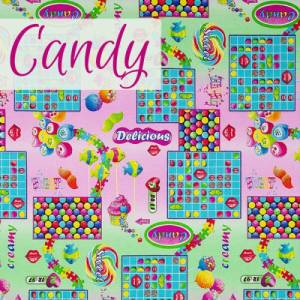 SONDERPREIS Candy Digitaldruck Cotton Bild 1