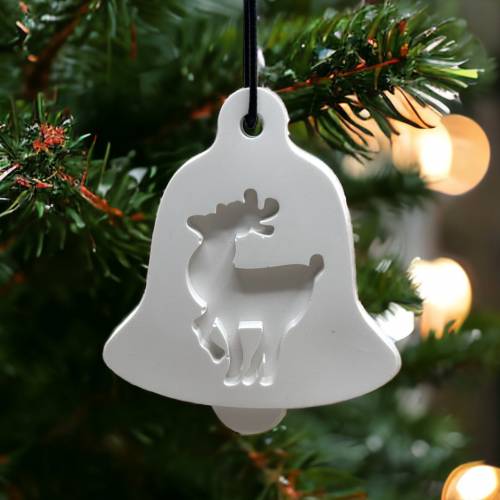 Silikonform Weihnachten Elch 2-teilig - Gießform Für Gips Harz Seife