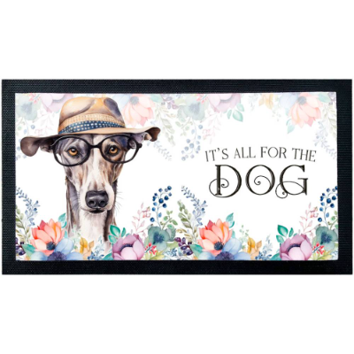 Napfunterlage GALGO ESPAÑOL mit rutschfester Rückseite aus Gummi