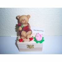 Geldgeschenk-Gutschein Geburtstag-Valentinstag- Muttertag-Teddy, Glücksschweinchen-Geschenkartikel, Geld verschenken Bild 1