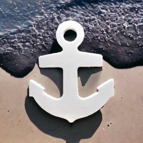 Anker Anhänger Silikon Gießform, Raysin, Gips, Silikonform, Geschenkanhänger, Schiffsanker Schlüsselanhänger, Maritimer