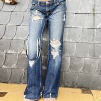 Damen Ripped Boho/Hippie Jeans  Vintage Jeans Bild 1