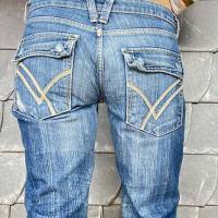 Damen Ripped Boho/Hippie Jeans  Vintage Jeans Bild 5