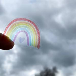 Regenbogen Sticker | Rainbow | Aufkleber Bulletjournal | Journal Sticker Bild 4