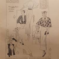 Praktische Damen-und Kinder-Mode  -  Heft 10  1935   - Neue Glockenröcke  -- mit Schnittmuster - Bild 3