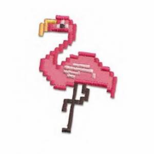 Flamingo Bügel-Applikation Bild 1