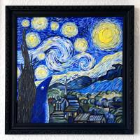 Vincent Van Frosch "Sternennacht", Sternenhimmel, Van Gogh, Nachthimmel, Original, Acrylgemälde Bild 1