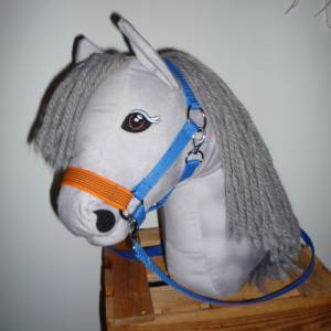 Halfter mit Zügel Hobby Horse, Hobby Horse, Halfter, Halfter mit Zügel blau Bild 3