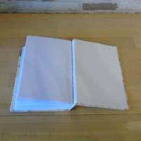 Notizbuch in cremefarbenem Papier mit Lettering-Motiven // Tagebuch // Skizzenbuch // Erinnerungsbuch // blanko Bild 9