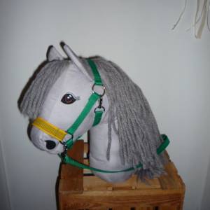 Halfter mit Zügel Hobby Horse, Hobby Horse, Halfter, Halfter mit Zügel grün Bild 4