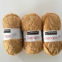 Dacapo Wolle, superweiches Flauschgarn beige, Farbe 0005, 50 g/Lauflänge 135 m, pflegeleichtes Strickgarn Bild 1