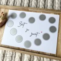 Valentinskarte mit Rubbellosen für eine gemeinsame Zeit | Geschenk Partner / Partnerin | DIN A5 | personalisierbar Bild 1