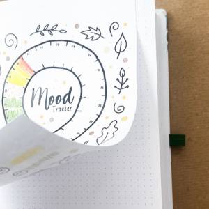 Mood Tracker Sticker | Herbst | To Go Sticker | Bulletjournal Sticker | Aufkleber Bild 4