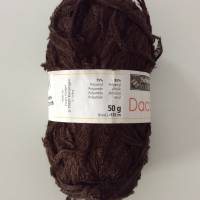 Dacapo Wolle, superweiches Flauschgarn dunkelbraun, Farbe 0010, 50 g/Lauflänge 135 m, pflegeleichtes Strickgarn Bild 3