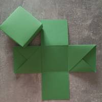 Explosionsbox Geschenkbox Gutscheinbox zum selbst gestalten, verschiedene Farben, 7 x 7 x 7 cm, blanko Bild 10