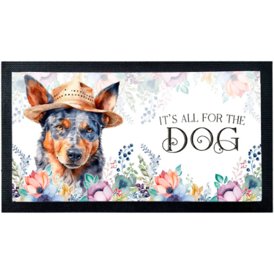 Napfunterlage AUSTRALIAN CATTLE DOG mit rutschfester Rückseite aus Gummi