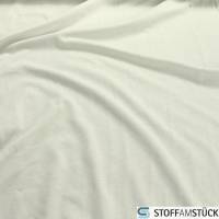 Stoff Baumwolle Single Jersey off-white T-Shirt Tricot dünn leicht weich dehnbar Bild 2