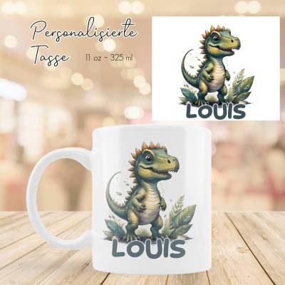 Personalisiert Kinderbecher Linus - Melamin Becher Mit Namen & Tiermotiv