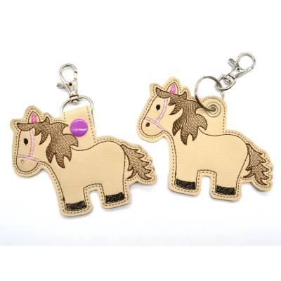 Stickdatei Pferd Schlüsselanhänger