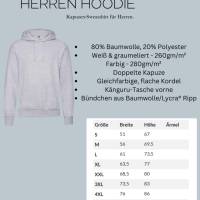 Partner Hoodie - Sweater mit Kängurutasche & einzigartigen Prints ,,Perfekt match'', Kapuzenpullover für Sie und Bild 8