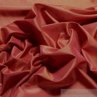 Stoff Polyester Kleidertaft terracotta Taft dezenter Glanz orange Bild 1