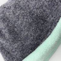 Umschlagmütze für Damen - Warme Wintermütze aus hochwertiger Wolle, gefüttert Bild 10