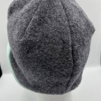 Umschlagmütze für Damen - Warme Wintermütze aus hochwertiger Wolle, gefüttert Bild 7