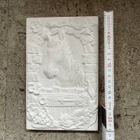 Pferde - 1 großes Relief  ca. 23 x 14,50 cm  mit Anhänger Bild 3