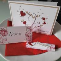 Hochzeits-Papeterie, Einladung, Dankeskarten, Tischkarten, Stampin up Bild 1