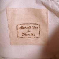 Große bestickte Shopping-Tasche personalisierter Shopper Tasche mit Wunschnamen Jutetasche Baumwoll-Segeltuch Einkauf Bild 3