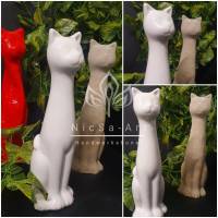 Latexform Katze No.5 Cat Haustier Dekofigur Gießform Mold - NL000459 Bild 1