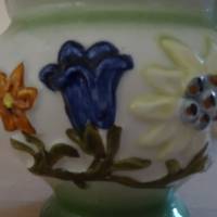 Rustikaler Keramik-Krug für Bergblumen-Liebhaber Bild 2