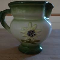 Rustikaler Keramik-Krug für Bergblumen-Liebhaber Bild 7