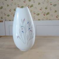 Fischmaul-Vase mit dezentem Dekor.Thomas. Höhe: 24 cm Bild 1
