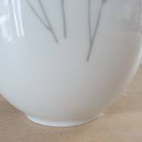 Fischmaul-Vase mit dezentem Dekor.Thomas. Höhe: 24 cm Bild 4