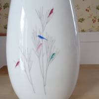 Fischmaul-Vase mit dezentem Dekor.Thomas. Höhe: 24 cm Bild 6