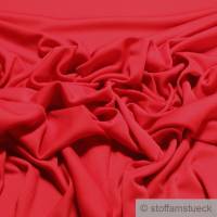 Stoff Polyester Elastan Interlock Jersey rot leicht bi-elastisch fließend Bild 1