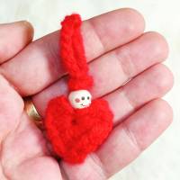 Mini Herzchen, Glücksbringer zum Valentinstag mit Gedicht Bild 4