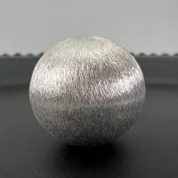 Sehr große Kugel, versilbertes Kupfer, gebürstet - 24 - 28 mm Durchmesser verfügbar Bild 2