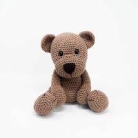 Handgemachter Teddybär mit Schurwollfüllung, verschiedene Farben, mit oder ohne Spieluhr, individualisierbar Bild 1