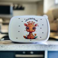 Lunchbox, Brotdose personalisiert Giraffe Bild 1