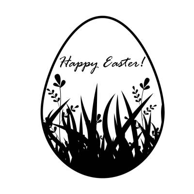 Happy Easter Ei Plotterdatei - SVG Download Datei - Plotterdatei - Basteln - DIY - Cricut  -
