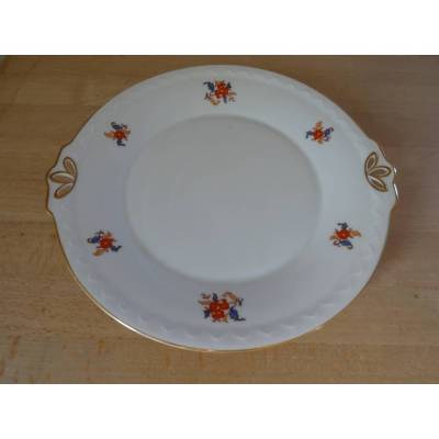 Geschmackvolle Servierplatte mit Handhaben. Sorau