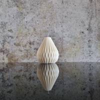 Origami Statement | Säulenkerze I Stumpenkerze | | Birnen-Design | Handgefertigt I Sojawachskerzen | Home Decor Bild 5