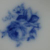 Servierschale mit Handhaben und edlem Dekor in Blau. Rosenthal "Madeleine". Bild 7